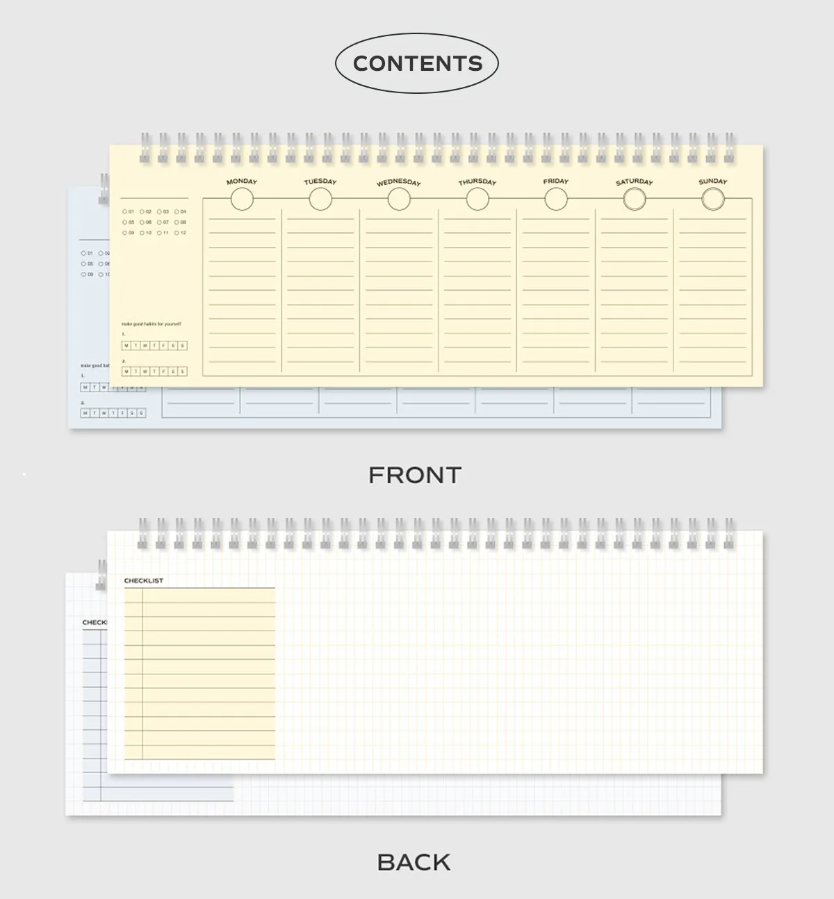 Iconic Flow Weekly Planner – Undated, 12-Month - Image 2
