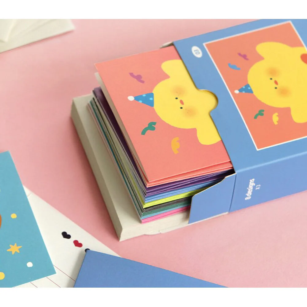 Iconic Happy Mini Card Set — 24 Assorted Blank Cards with Envelopes - Image 9