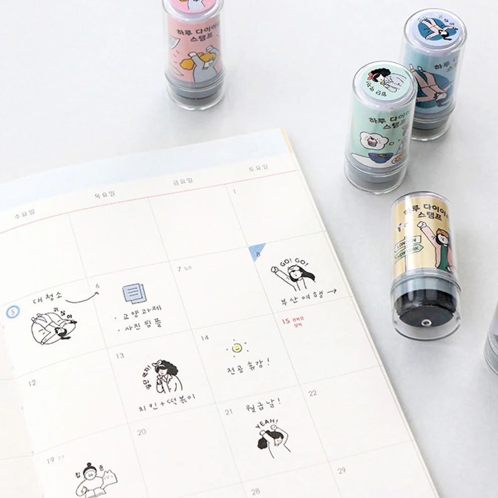 Iconic Haru Self-Inking Diary Stamp - Image 2