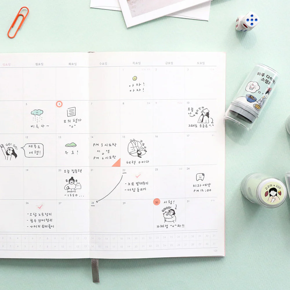 Iconic Haru Self-Inking Diary Stamp - Image 7