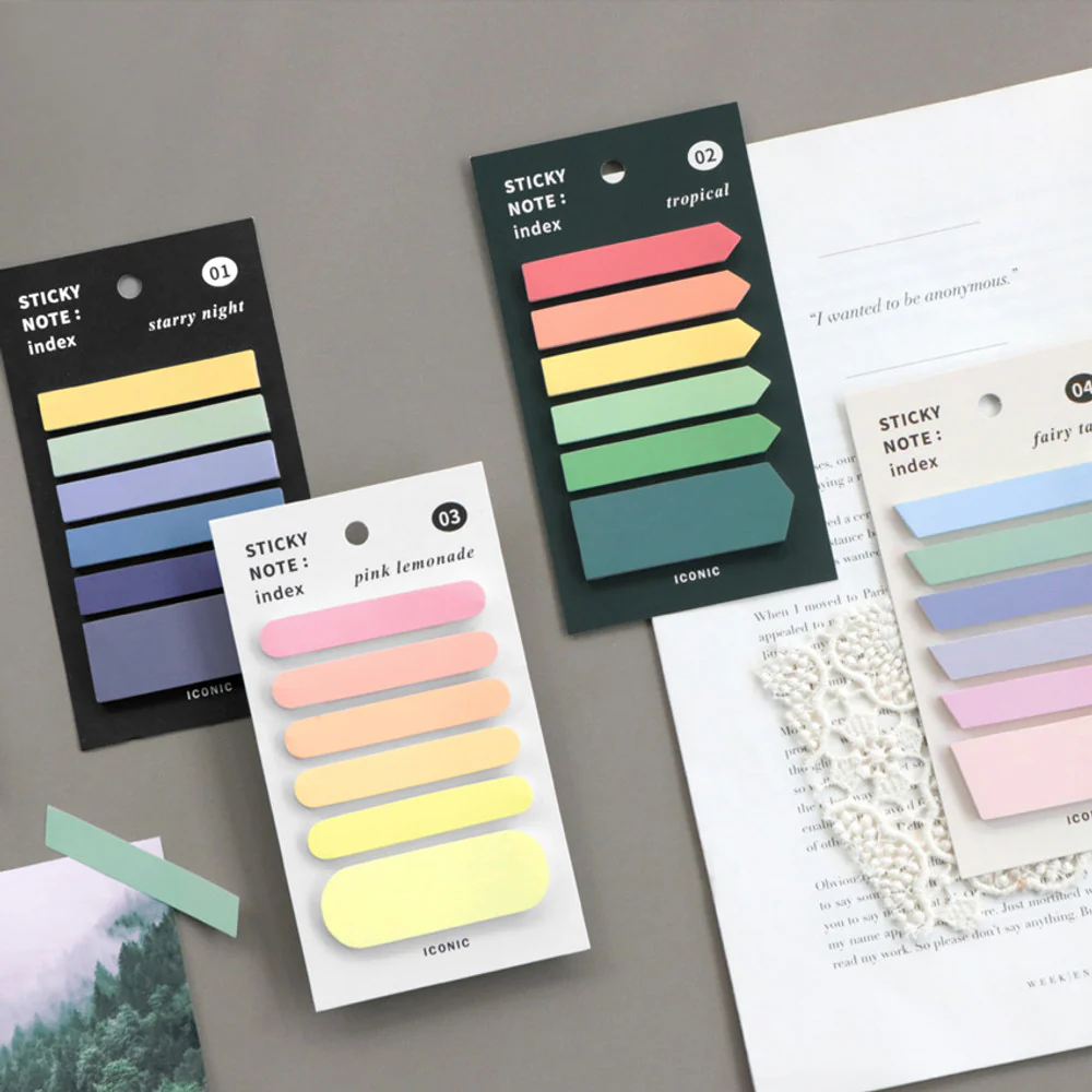 Iconic Index Sticky Note Set - Image 2