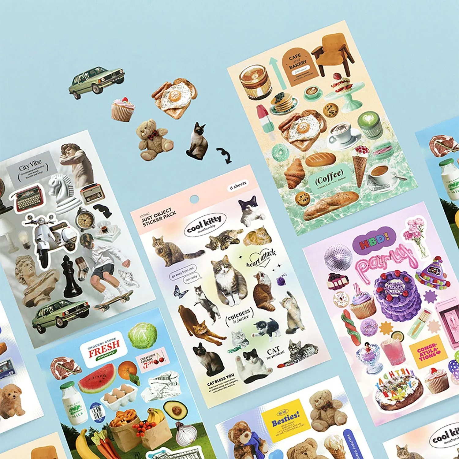 Iconic Just Object Sticker Pack - Image 6