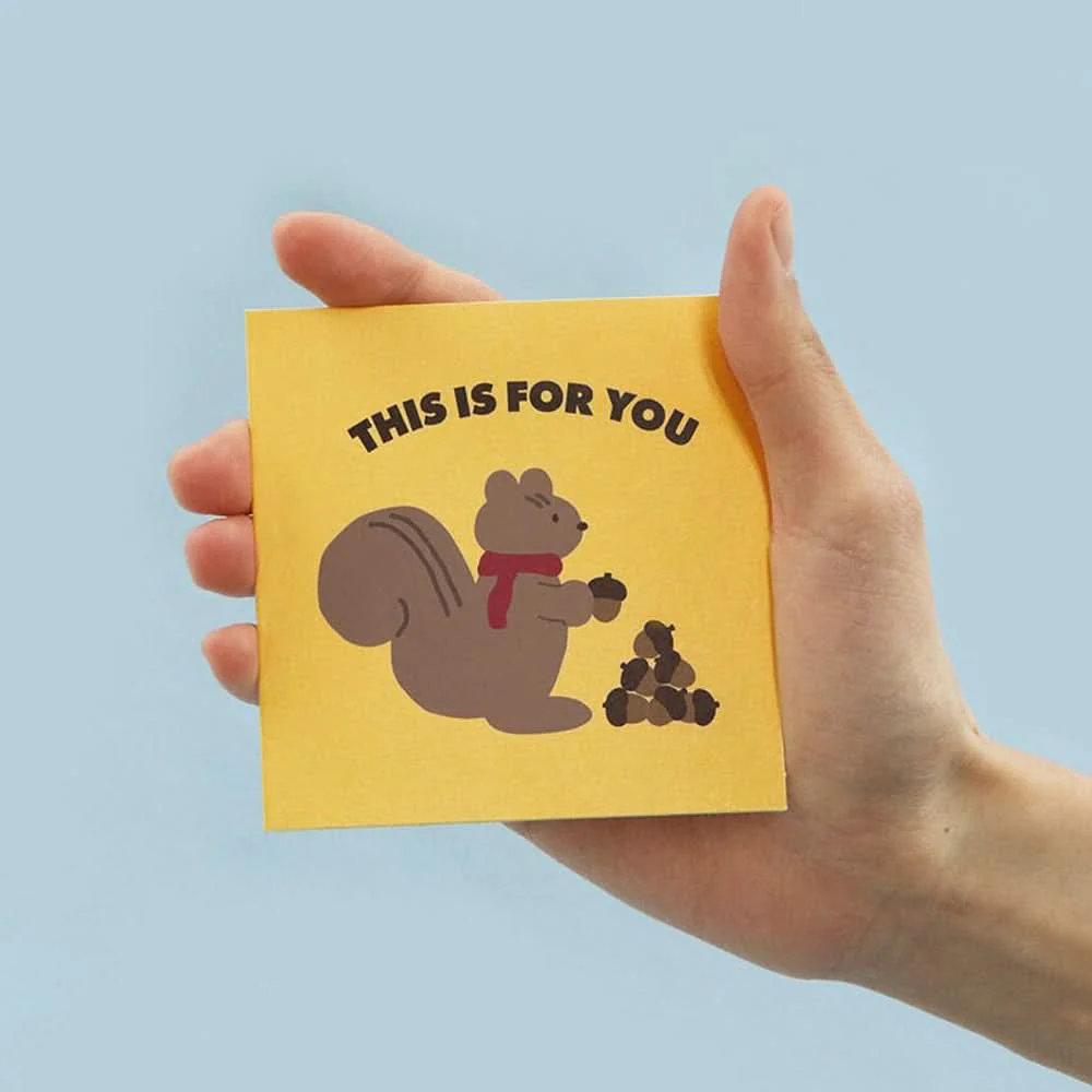 Iconic Mini Friends Card Set — 24 Animal-Themed Mini Cards with Envelopes - Image 5