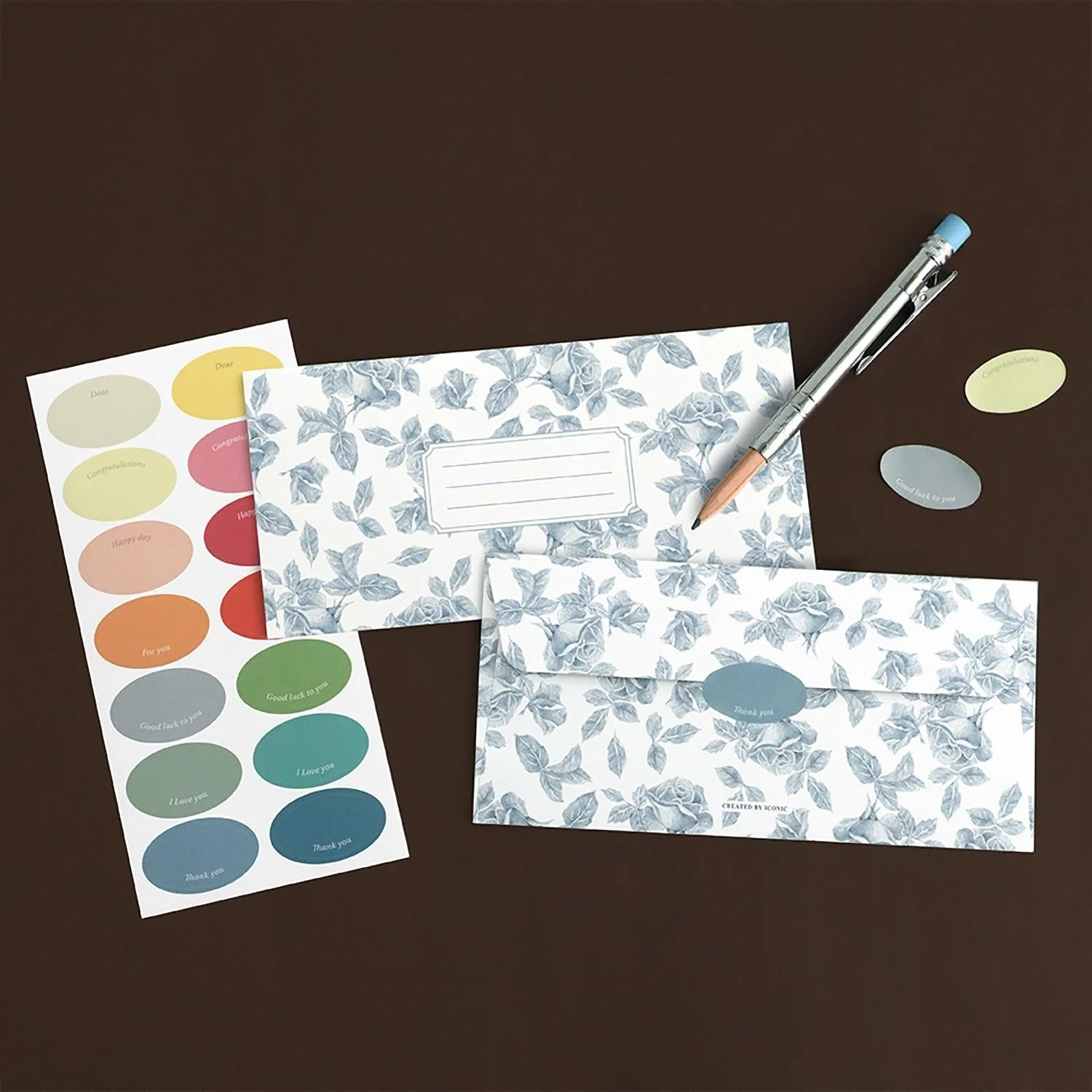 Iconic Pattern Envelope Set - 24 Envelopes + 28 Stickers - Image 6