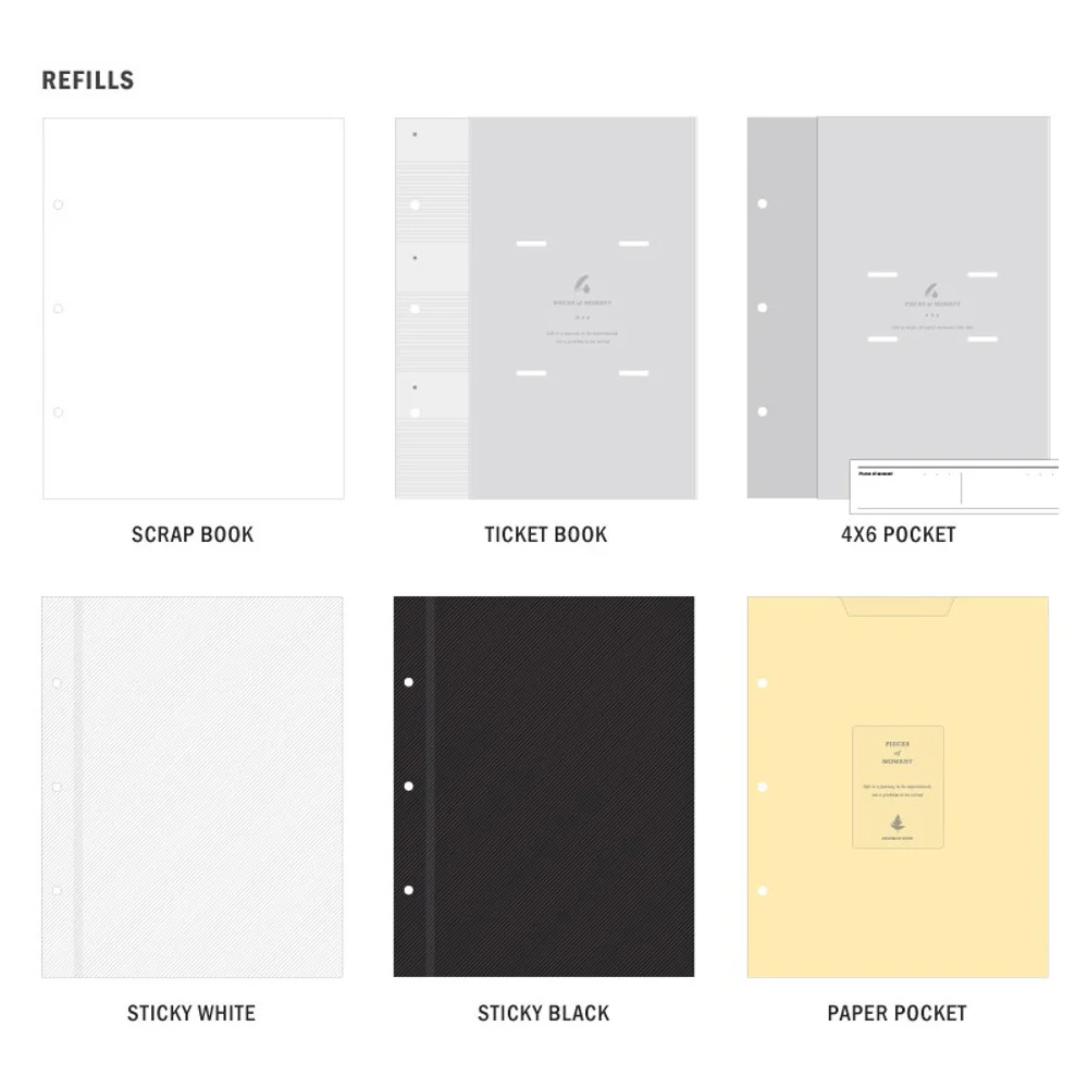 Iconic Pieces of Moment Memory Binder – 3-Ring Scrapbook Album - Image 16