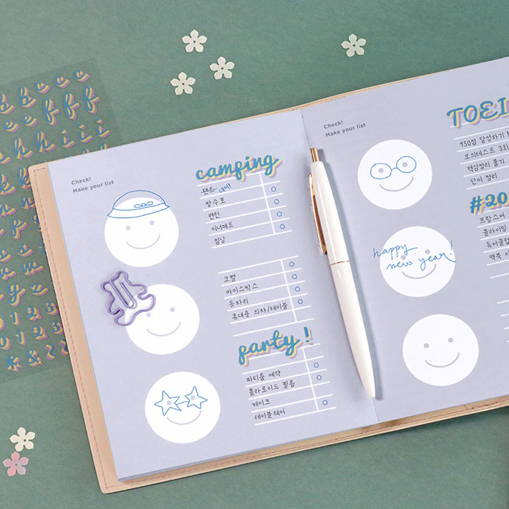 Iconic Rolling Alphabet Sticker Pack - Image 11