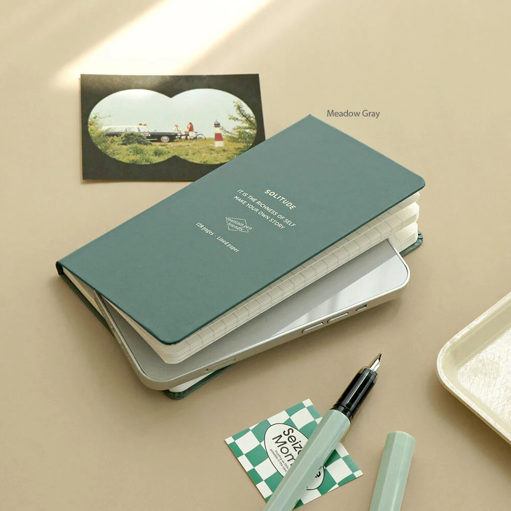 Iconic Solitude Handy Notebook – B7 Nippon Paper Lined (FP Friendly) - Image 8