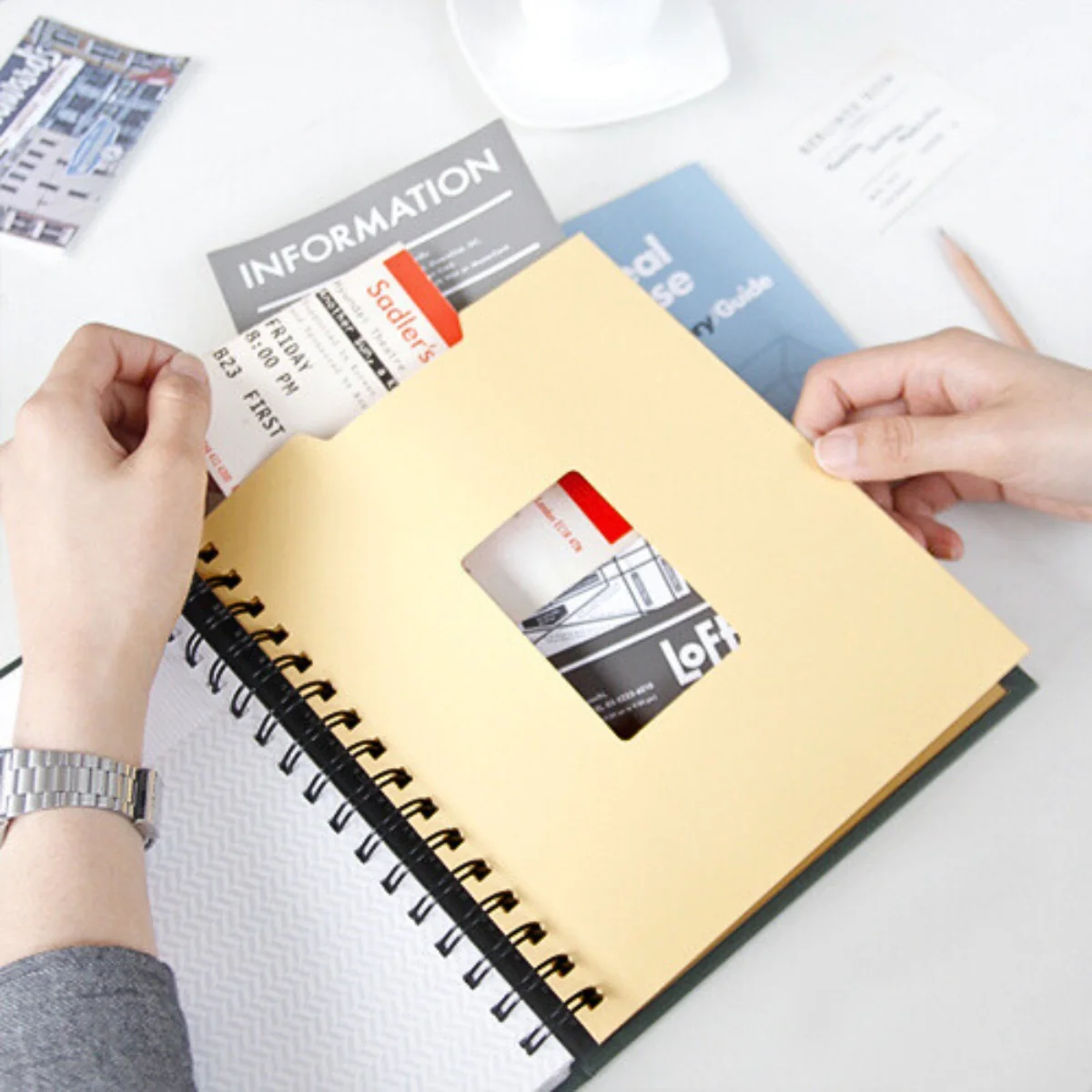 Iconic Ticket Scrapbook Album - Image 4