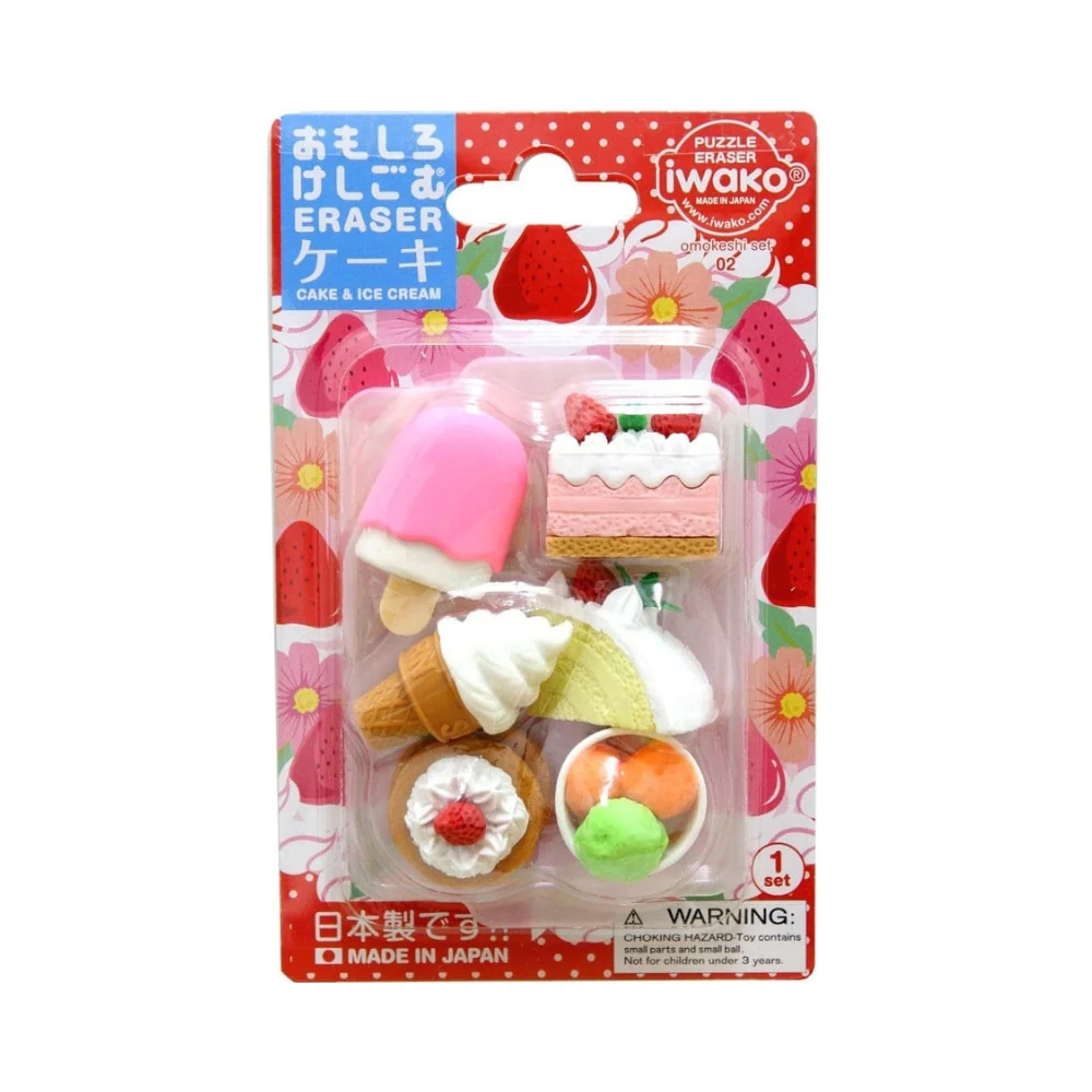 Iwako Japanese Puzzle Eraser Set - Choice of Designs - Image 15