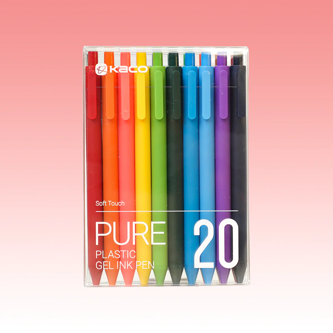 Kaco PURE Gel Ink Pen Mixed Colour Set - Image 10