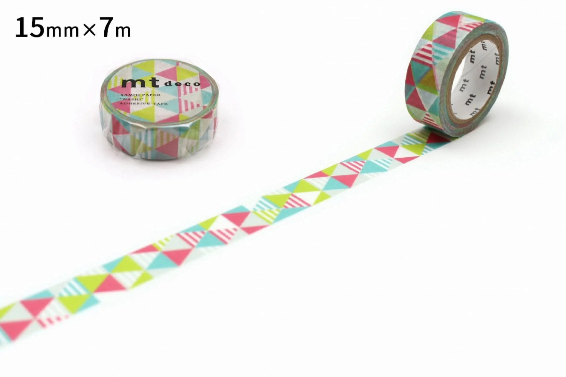 mt 1P Deco Washi Tape - Shimasan Kaku Pink - 15mm