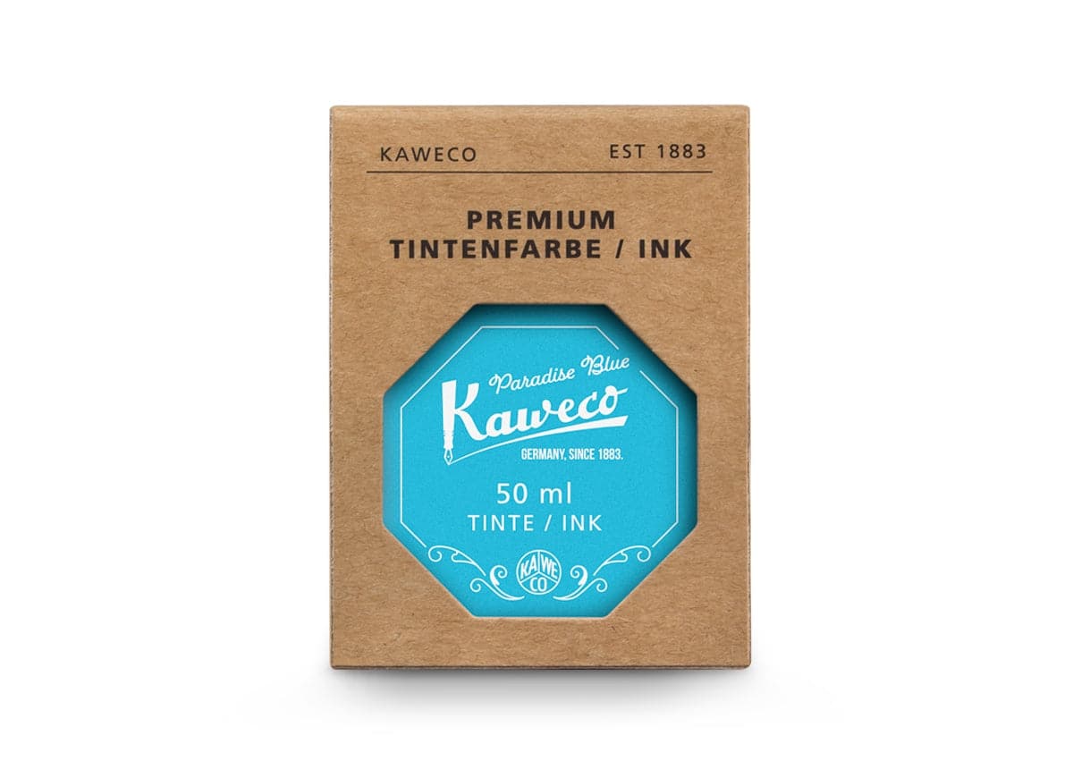 Kaweco Fountain Pen Ink Bottle 50ml - Paradise Blue - Image 2