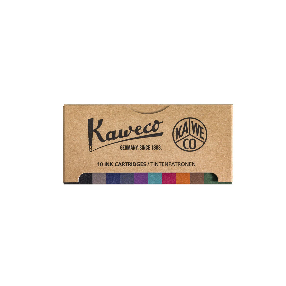 Kaweco Fountain Pen Ink Cartridges - 10 Pack Colour Mix - Image 2