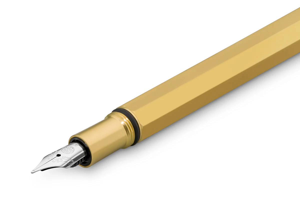 Kaweco Special Fountain Pen – Black & Brass - Image 9