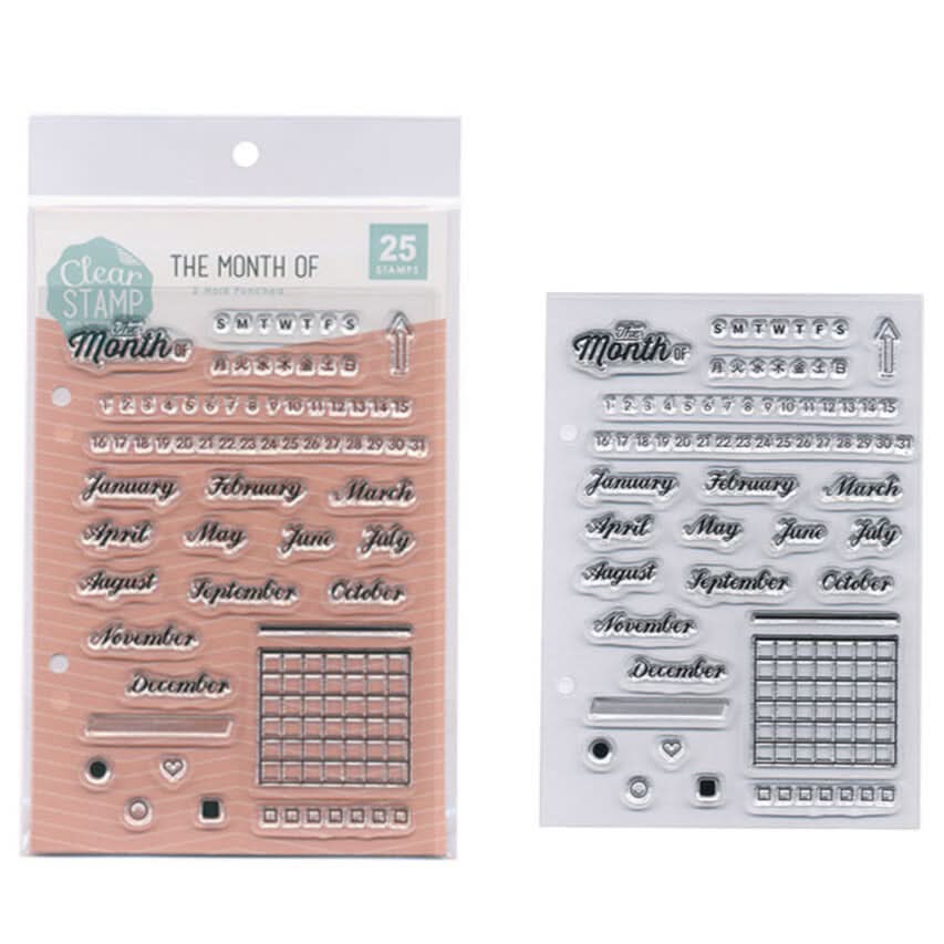 Kodomo No Kao Clear Stamp Sheet – The Month Of