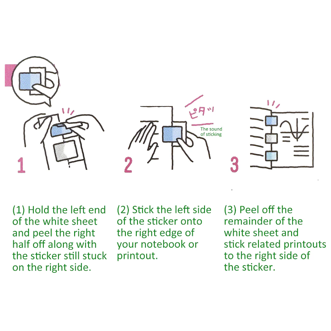 Kokuyo CAMPUS Choi+ Sheet Connecting Stickers - Image 10
