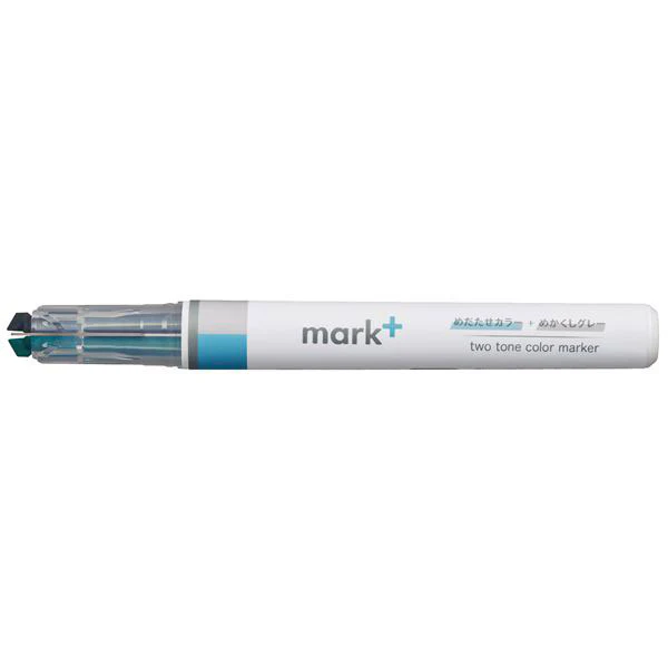 Kokuyo Mark+ Dual Colour Highlighter – Gentle Grey & Soft Hues, Clever Twin Tip - Image 4
