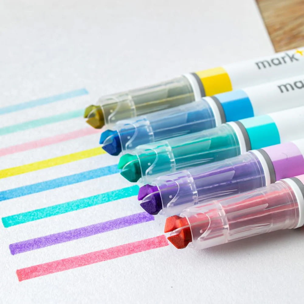 Kokuyo Mark+ Two Tone Colour Marker Highlighter - Image 2