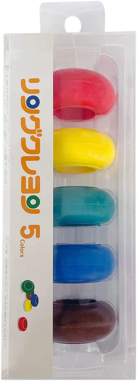 Kokuyo Ring Crayon 5 Colour Set