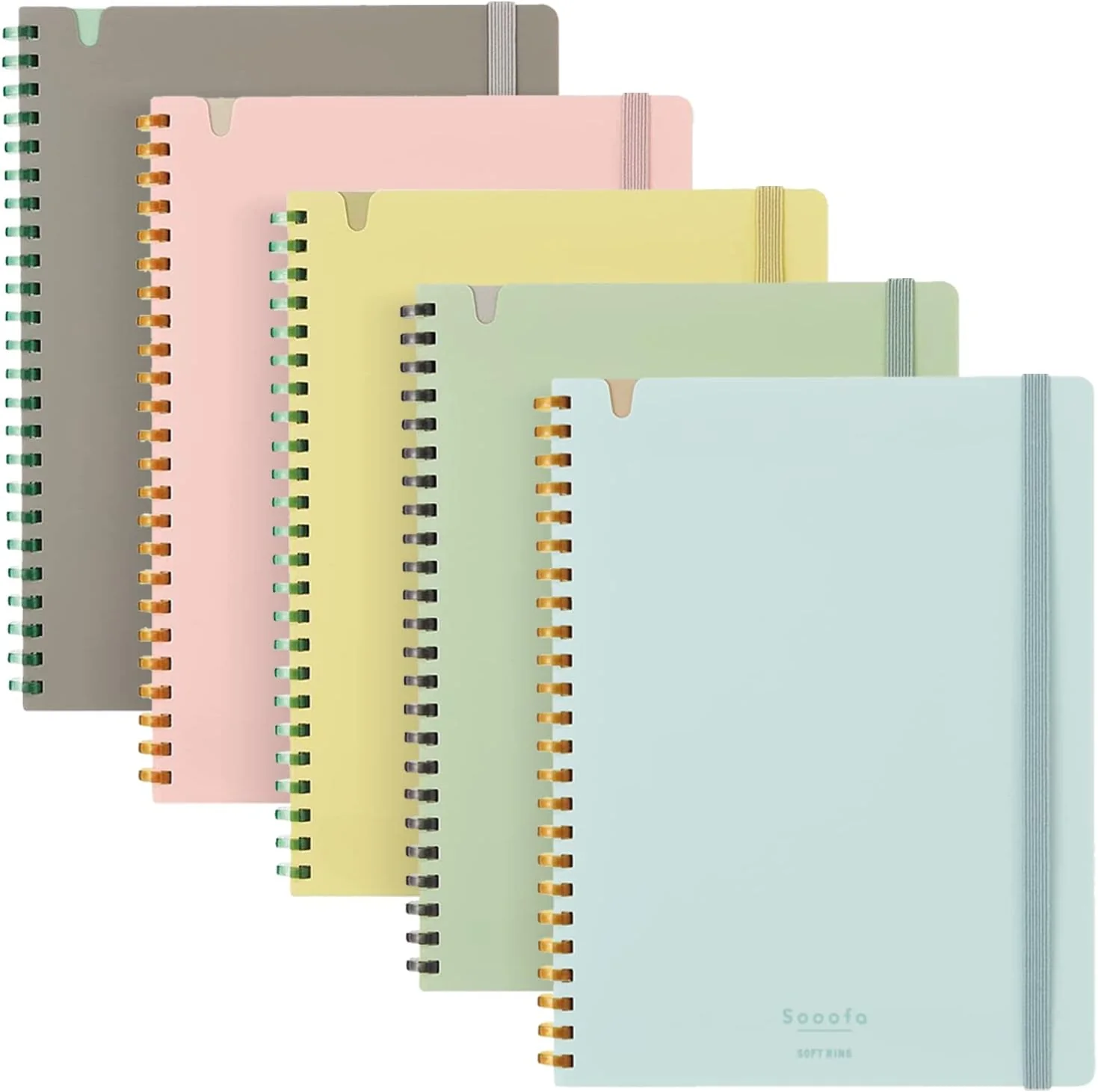 Kokuyo Sooofa Soft Ring Notebook A5 - Grid 4mm - Image 2