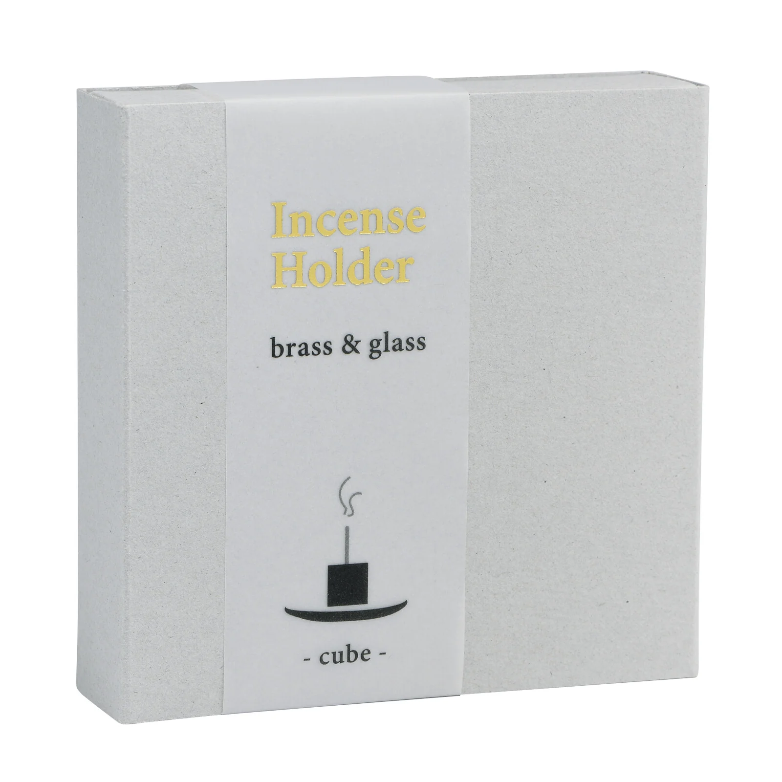 Kousaido Brass Incense Holder with Glass Plate - Image 4