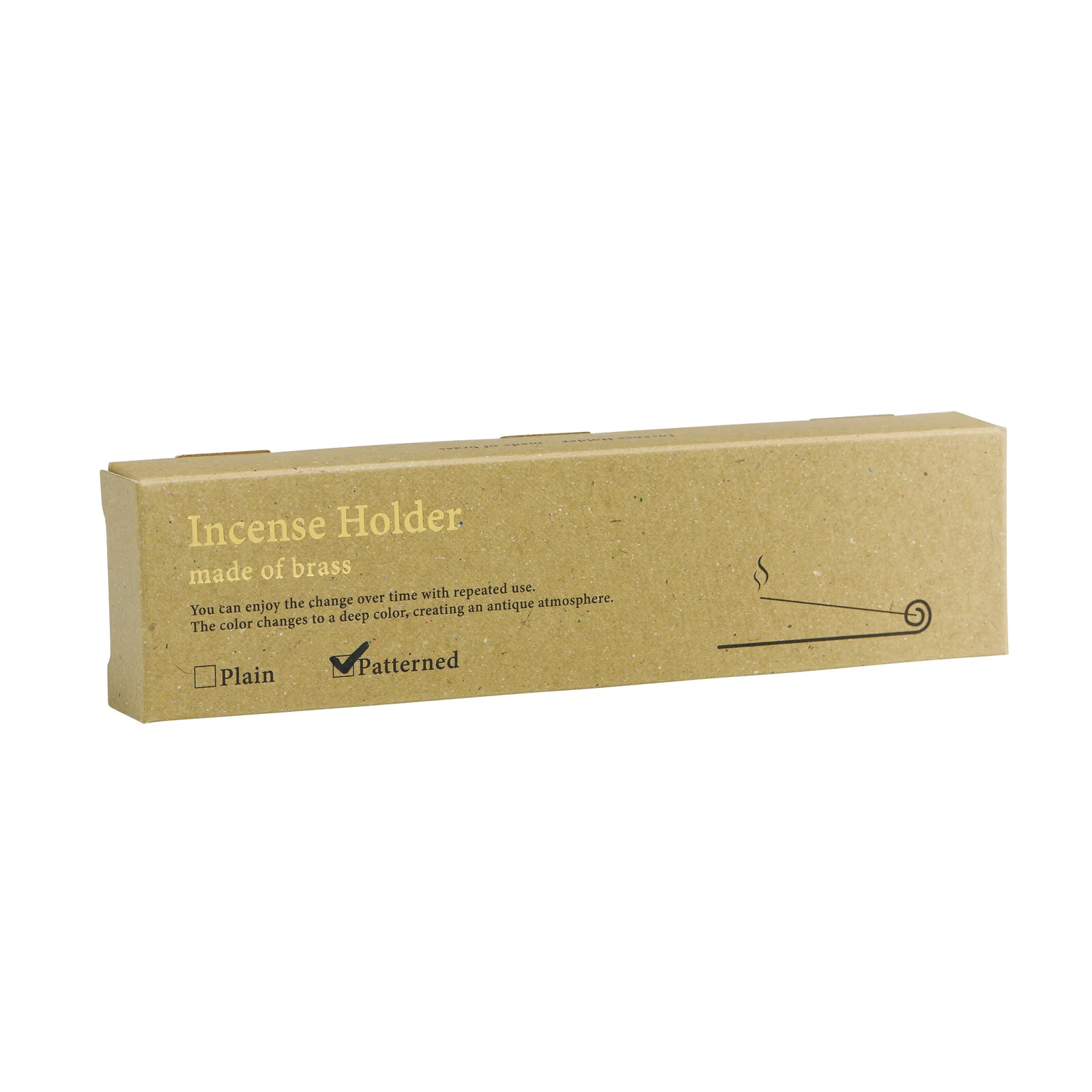 Kousaido Brass Long Incense Dish - Image 2