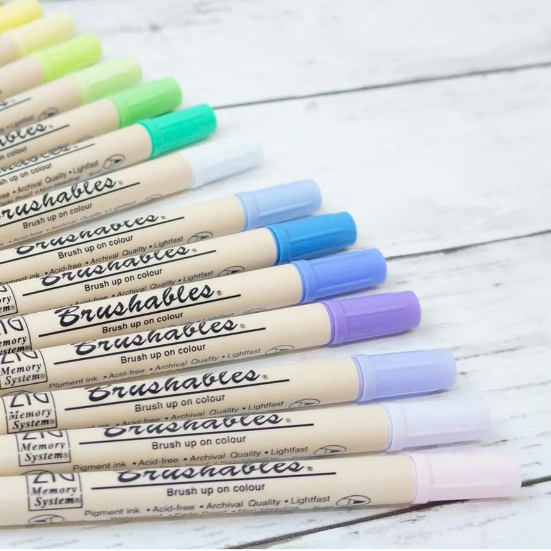 Kuretake ZIG Memory System Brushables - 24 Colours Set - Image 3
