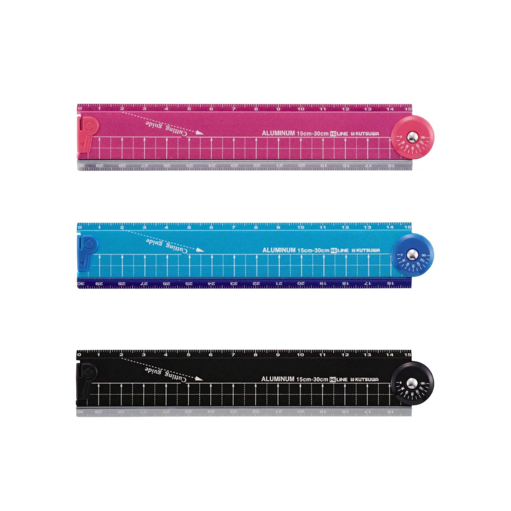 Kutsuwa HiLine Folding Aluminium ruler XS31
