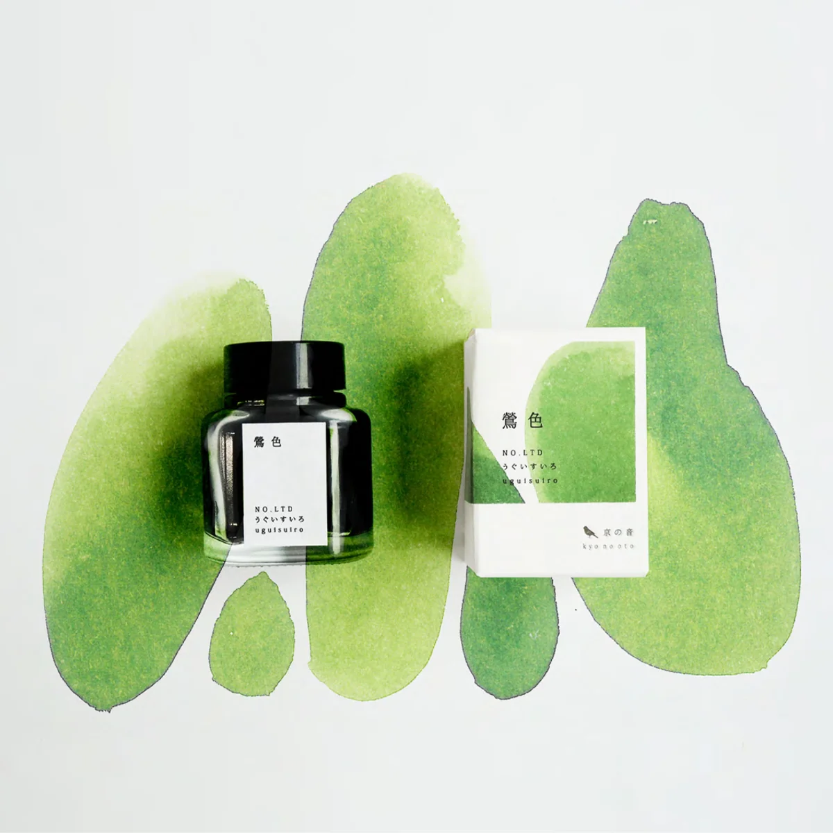 Kyoto Ink Kyo No Oto Limited Edition Fountain Pen Ink – Uguisu iro (40ml)
