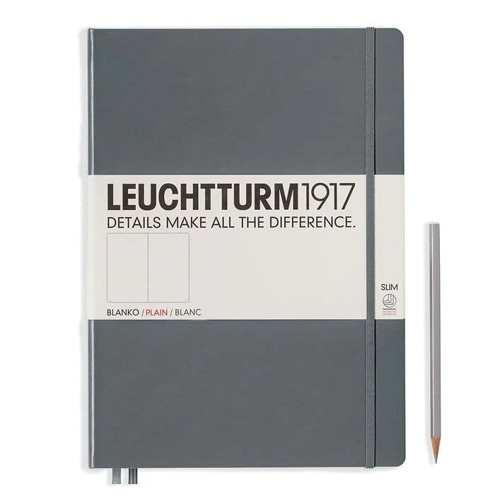 Leuchtturm1917 Hardcover Master Slim Notebook - A4+ (Lined, Dotted, Plain) - Image 2