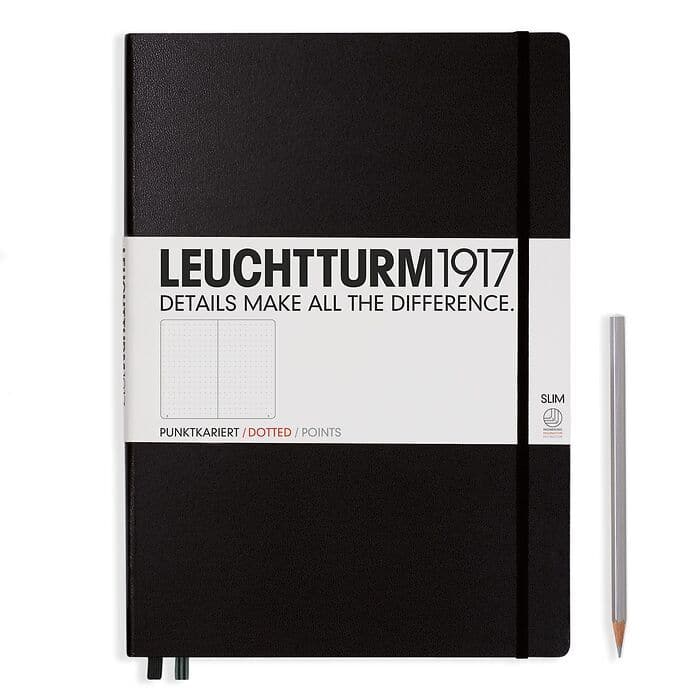 Leuchtturm1917 Hardcover Master Slim Notebook - A4+ (Lined, Dotted, Plain) - Image 4