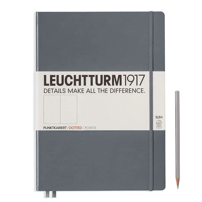 Leuchtturm1917 Hardcover Master Slim Notebook - A4+ (Lined, Dotted, Plain) - Image 5