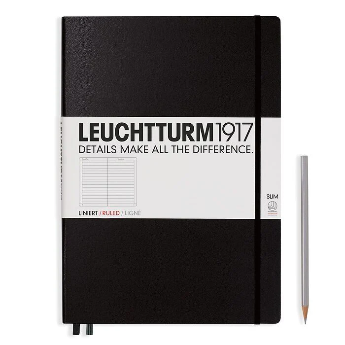 Leuchtturm1917 Hardcover Master Slim Notebook - A4+ (Lined, Dotted, Plain) - Image 8