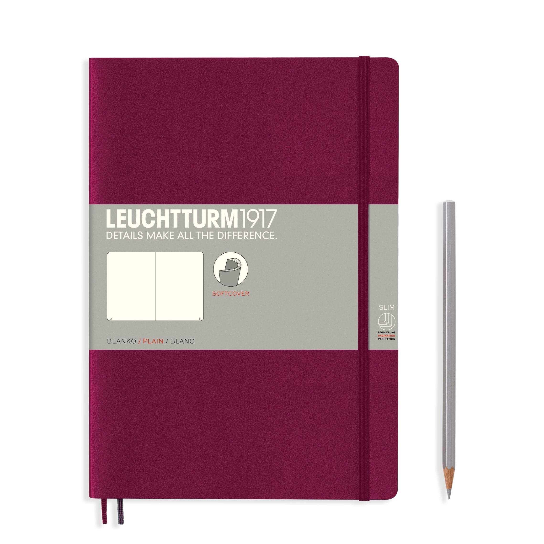 Leuchtturm1917 Softcover Notebook B5 - Port Red - Image 2