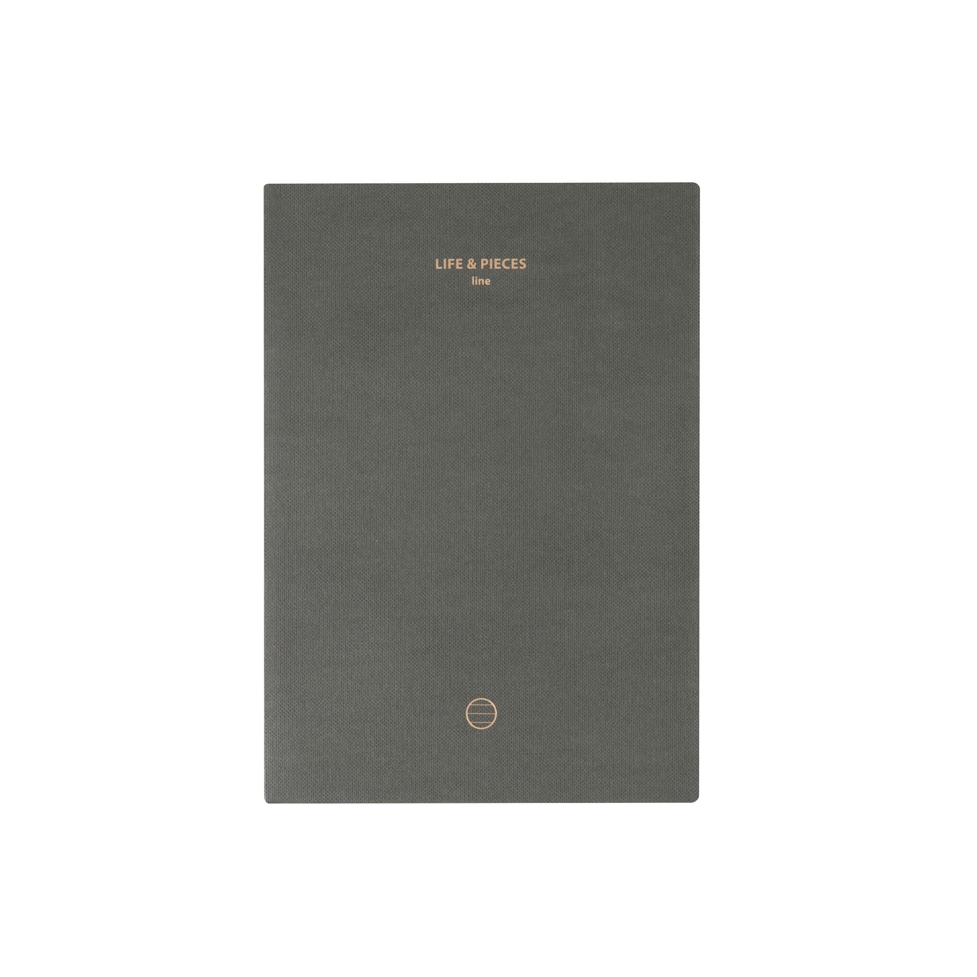 Livework Life & Pieces L-Line Lined Notebook – A5 Lay-Flat Journal