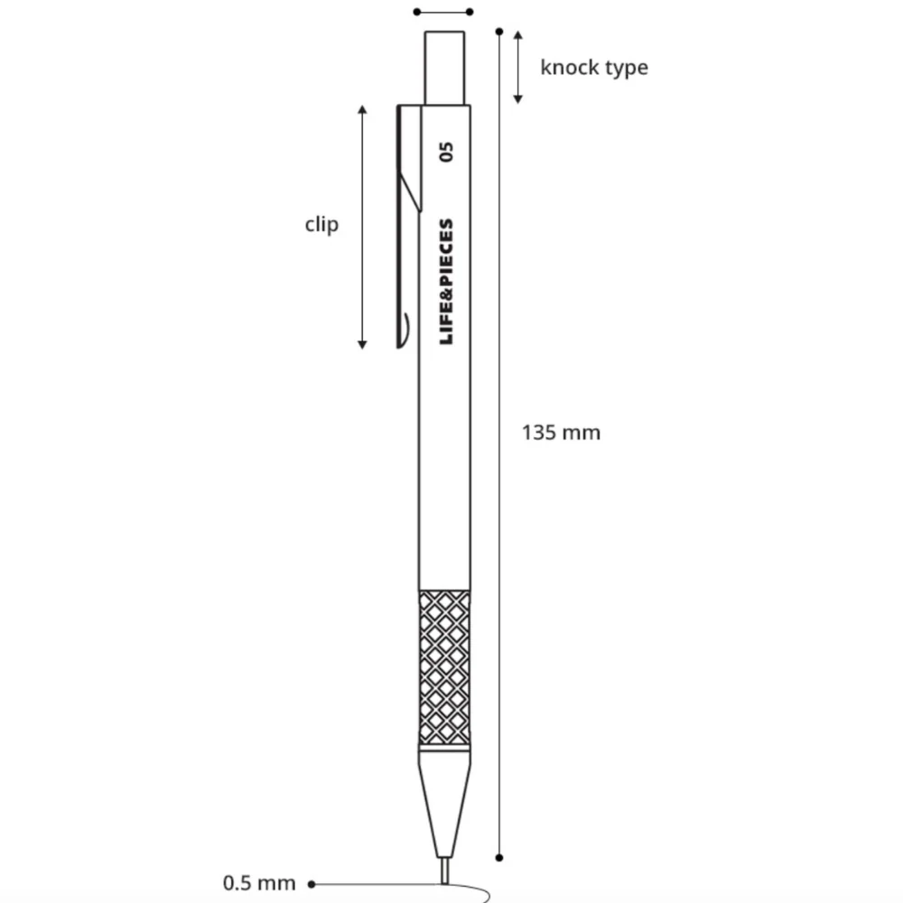 Livework LIFE & PIECES Retro Sharp Pencil [0.5mm] - Image 11