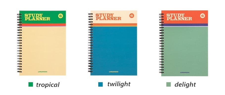 Livework Life & Pieces Study Planner – 6-Month Undated Spiral Notebook - Image 2