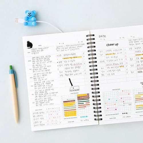 Livework Life & Pieces Study Planner – 6-Month Undated Spiral Notebook - Image 5