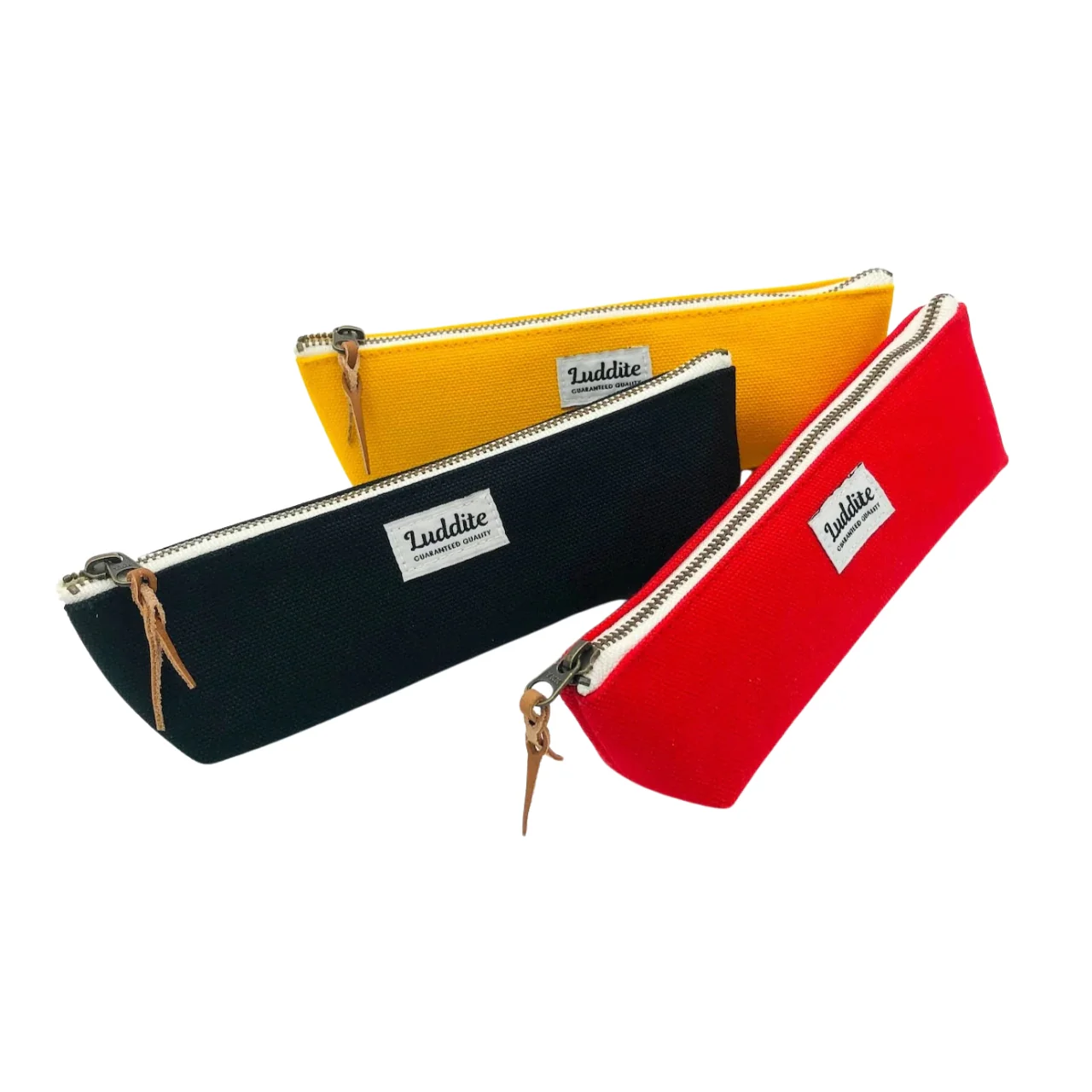 Luddite Boat Pen Case - Japanese Canvas & Denim in Three Sizes