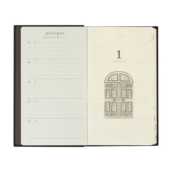 Midori 5 Year Diary - Gate Black - Image 4