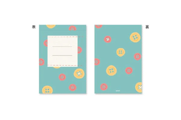 Midori -- Envelope Pad (S) -- Button