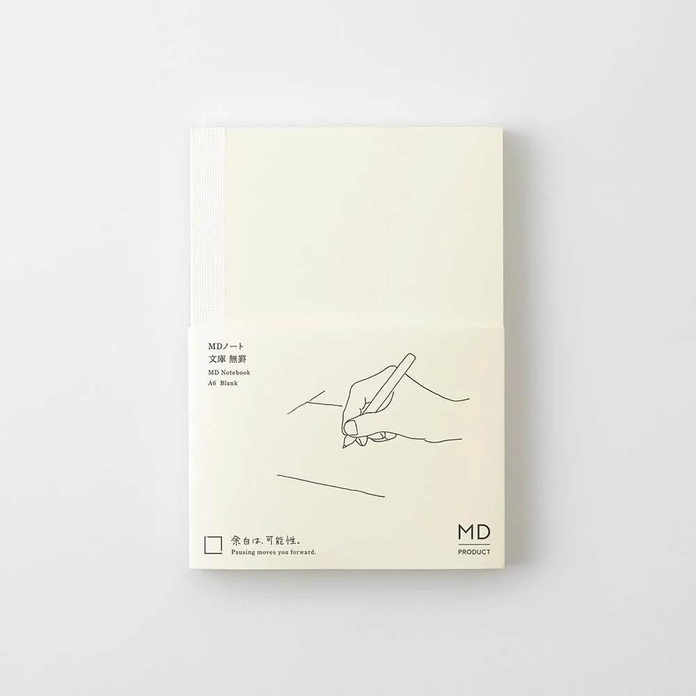 Midori MD Notebook Paperback A6 – Plain