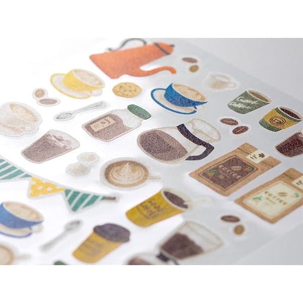 Midori Sticker 2379 Marché Coffee - Image 3