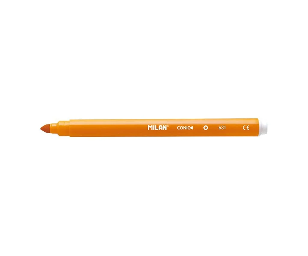 MILAN 631 Fibre Tip Markers – Set of 50 (Conic Tip) - Image 2