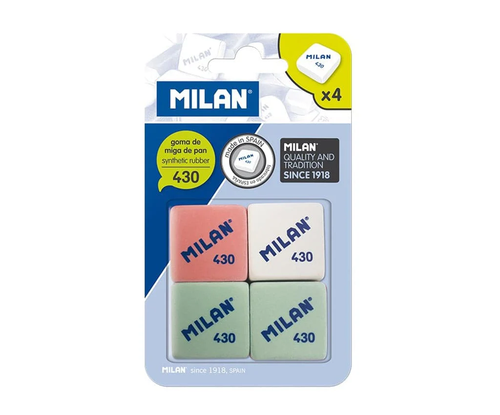 Milan Eraser 430 [Pack of 4] - Image 3