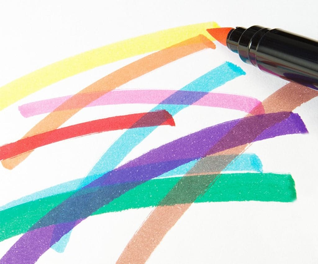 Milan Fibre Brush Pens (10 pk) - Image 3