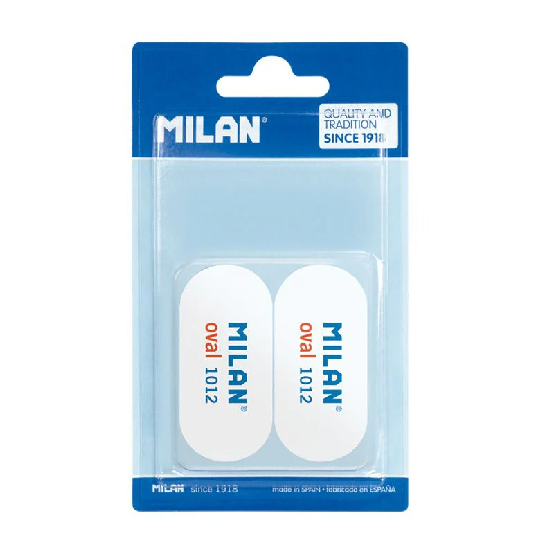 MILAN Oval 1012 Erasers [Pack of 2] - Image 3