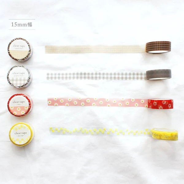Mind Wave Clear Tape 15mm - Graph Check - Image 2