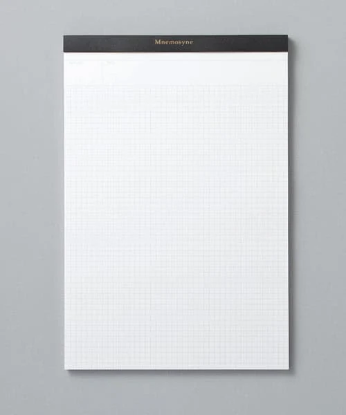 Mnemosyne Staple Bound Notepad N187A -- A4 : Graph - Image 3