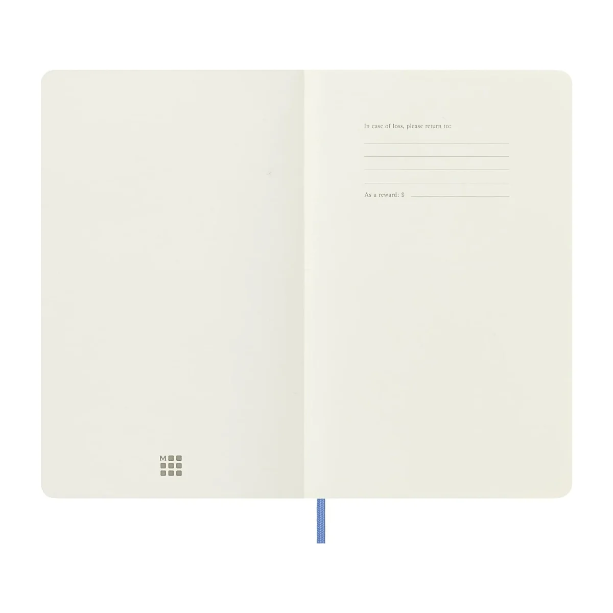 Moleskine Classic Notebook Soft Cover, A5 Large - Hydrangea Blue - Image 6